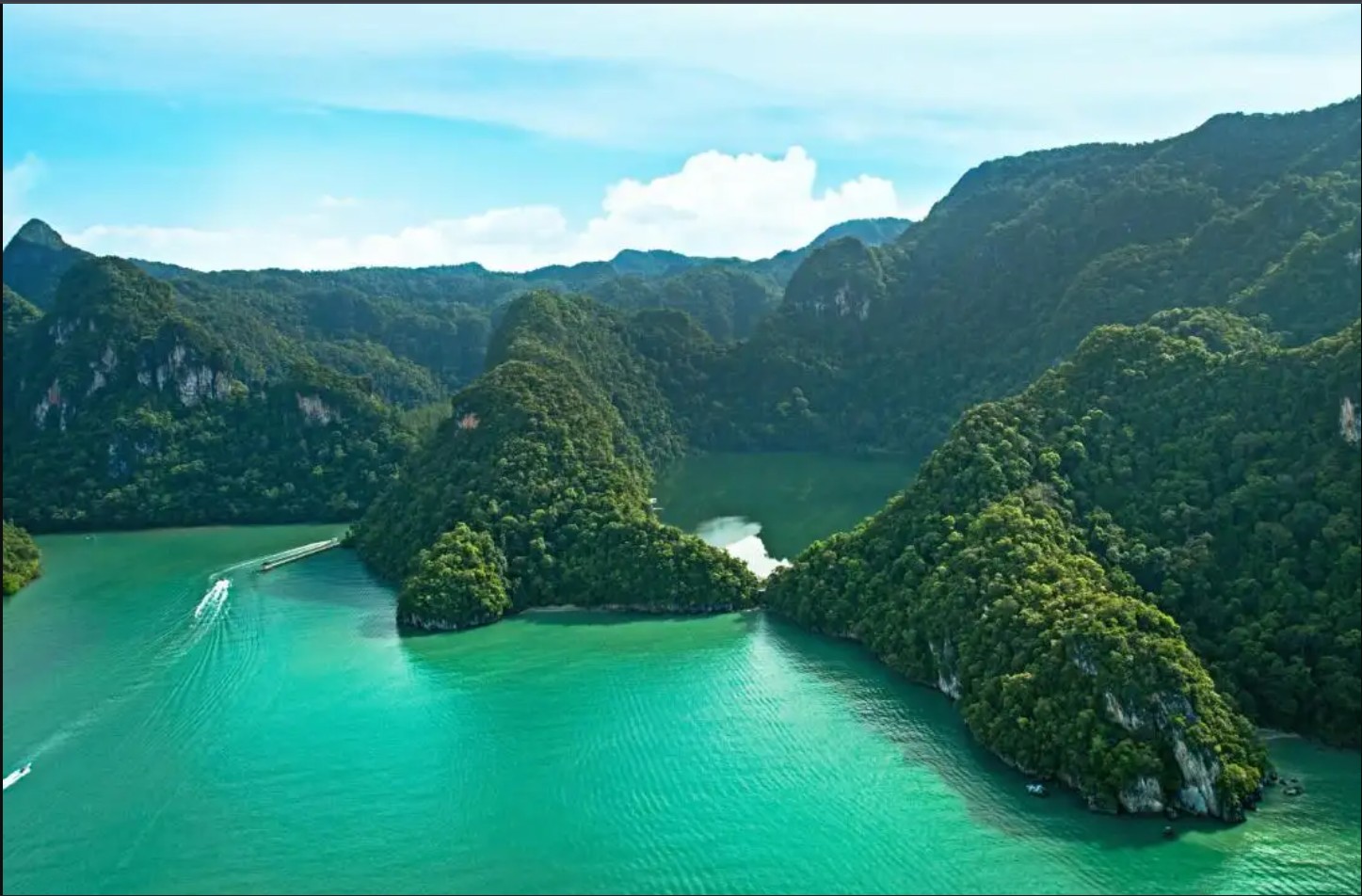 Island Hopping Aerial View